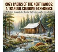 Cozy Cabins of the Northwoods: A Tranquil Coloring Experience: An Artistic Escape to the Heart of the Northwoods for Stress Relief