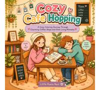 Cozy Cafe Hopping: A Cozy Coloring Journey Through Charming Coffee Shops and Slow Living Moments