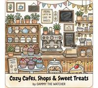 Cozy Cafes, Shops & Sweet Treats: An Adult Coloring Book