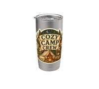 Cozy Camp Crew Tienda Fuego Vaso térmico de acero inoxidable de doble pared