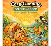 Cozy Camping Colouring Book: Relaxing Aussie Bush Scenes