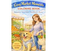 Cozy Camping Pets Adult Coloring Book: Relaxing Outdoor Scenes with Dogs, Cats & Forest Friends