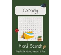 Cozy Camping Word Search Puzzle Book: Word Searches Easy to read Print about Cozy Camping vibes and more | 6x9 inches, 90 pages | 40+ Puzzles... Gift for vacations, free time and holidays