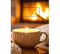 Cozy Candle Journal: 100-Page Lined Notebook: Ideal for Notes, Thoughts, Gratitude, and Daily Reflections