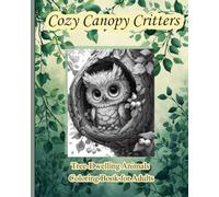 Cozy Canopy Critters: Tree-Dwelling Animals Coloring Book for Adults