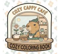 Cozy Cappy Cafe: Cozy Coloring Book for Adults and Teens and Kids, Hygge Designs, Bold and Easy Cute Designs, Capybara Coloring Book (Cozy Cappy Adventures)