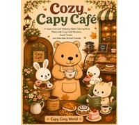 Cozy Capy Café: A Super Cute and Relaxing Adult Coloring Book Filled with Cozy Café Moments, Sweet Treats, and Adorable Animal Friends