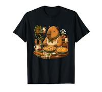 Cozy Capybara Baker Pastel de Manzana Cocina de Acción de Gracias Camiseta