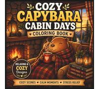 Cozy Capybara Cabin Days Coloring Book: A Relaxing Adult Coloring Book with Cozy Cabin Scenes, Cute Animals, and Stress-Relieving Designs