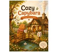 Cozy Capybara Coloring Book for Kids Ages 3-7: 50 Cute and Easy Coloring Pages Featuring Fun Seasonal Adventures, Friendly Animals, and Cozy Everyday Moments