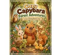 Cozy Capybara Forest Adventures: A Cute Coloring Book for Kids (Cozy Capybara Coloring Books)