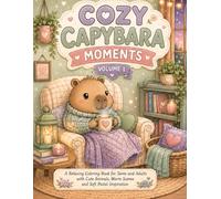 COZY CAPYBARA MOMENTS: A Relaxing Coloring Book for Teens and Adults with Cute Animals, Warm Scenes and Soft Pastel Inspiration