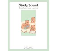 Cozy Capybara Notebook: Cute Kawaii Lined Journal for Students, Teens & Kids | 100 Sheets | 7.5 x 9.25 in | Soft Pastel Study Aesthetic