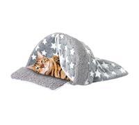 Cozy Cat Bed, Cozy Burrowing Cat Bed, Arch-Shaped Snuggle Sack, Arch-Shaped Burrowing Snuggle Sack, Enclosed Pet Tent, Non-Slip Washable Covered Bed for Indoor Cats, Kittens, Small Dogs, and Puppies