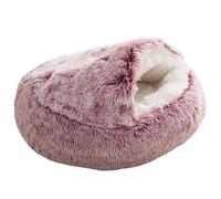 Cozy Cat Bed, Hooded Pet Bed, Plush Cat Kennel, Indoor Cat Shelter, Warm Cat Bed, Soft Pet Bed, Shell Cat Bed, Comfortable Cat Bed, Cat Hideaway Bed, Feline Sleeping Pod for Cats and Dogs