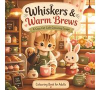 Cozy Cat Cafe Adult Colouring Book: Whiskers & Warm Brews A Dreamy Kawaii Escape of Gentle Moments, Sweet Treats, and Peaceful Café Scenes to Soothe ... (Anxiety Relief Adult Colouring Collection)