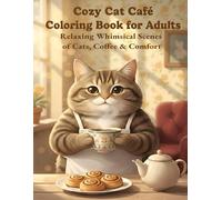 Cozy Cat Café Coloring Book for Adults: Relaxing Whimsical Scenes of Cats, Coffee & Comfort (The Cozy Cat Café Collection)