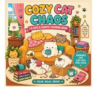 Cozy Cat Chaos: A Cute & Chaotic Coloring Book (Cozy Cat Chaos Collection)