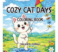 Cozy Cat Days: Cute and Relaxing Cat Coloring Book for Adults with Cozy Scenes and Stress Relief Designs