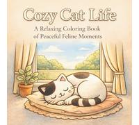Cozy Cat Life: A Relaxing Coloring Book of Peaceful Feline Moments
