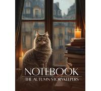 Cozy Cat Notebook: Autumn Reading Journal for Book Lovers, Dreamers and Writers