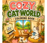 Cozy Cat World: A Whimsical Coloring Book for Cat Lovers