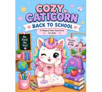 Cozy Caticorn Back to School: Coloring Adventure for Kids Ages 5-10 | Adorable Illustrations of Caticorn & Animals | Activity Book for Girls & Boys |