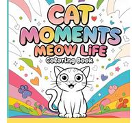 Cozy Cats Coloring Book: Bold and Easy Designs for Relaxation and Fun - Perfect for Cat Lovers of All Ages: Adorable, Simple Cat Illustrations for ... - Great for Beginners, Seniors, and Kids