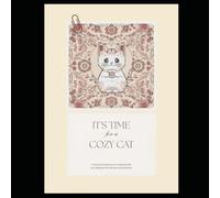 Cozy Cats Coloring Book: Cute Cats in Relaxing Scenes for Stress Relief: 33 Simple and Adorable Cat Illustrations with Thick Lines - Perfect for Markers, Colored Pencils, and Gel Pens