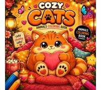 Cozy Cats Coloring Book for Adults: 25 Cute & Cozy Cat Illustrations with Bold Lines, Big Spaces and Relaxing Designs for Stress Relief and Creative Fun (Cozy Animals Coloring Books)
