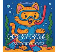 Cozy Cats: Cute Coloring Book