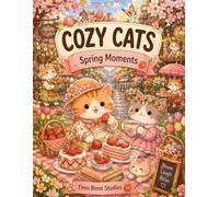 Cozy Cats: Cute Spring Moments to Color and Relax With (Cozy Cats Coloring Collection)