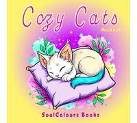 Cozy Cats - Katzen Malbuch: 50 einfache und niedliche Motive für Erwachsene, Jugendliche und Kinder zum Ausmalen (Cozyverse)