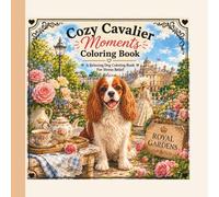 Cozy Cavalier Moments A Relaxing Dog Coloring Book For Stress Relief: A Relaxing Dog Coloring Book For Stress Relief