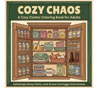 Cozy Chaos: A Cozy Clutter Coloring Book for Adults | Satisfyingly Messy Pantry, Junk Drawer and Hygge Home Scenes for Stress Relief and Relaxation