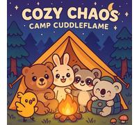 Cozy Chaos: Camp Cuddleflame: A Funny and Adorably Chaotic Coloring Book for Adults with 50 Cute Animal Fails, Forest Mayhem & Bonus Pages