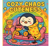 Cozy Chaos Cuteness: 50 Scene da Colorare tra Caos, Tenerezza e Stanchezza Cronica