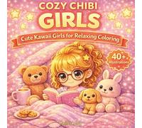 Cozy Chibi Girls: Cute Kawaii Girls for Relaxing Coloring