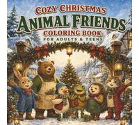 Cozy Christmas Animal Friends Coloring Book: A Storybook Holiday in Cloverpatch with Cute Garden Friends, Festive Traditions, and Magical Village Moments for Adults and Teens