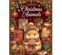 Cozy Christmas animal Trace the White Lines to Reveal the beauty of Christmas ink tracing reverse: White Line Art Ink Tracing Painting Reverse ... Reverse Coloring (Christmas Activity Book)