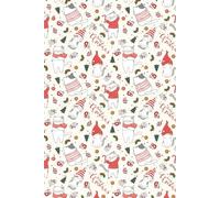 Cozy Christmas Cats Notebook: 6x9 inch | 120 Pages | A festive, faith Christmas journal with cozy cat illustrations and Luke 2:14