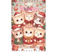 Cozy Christmas Cats Notebook: Cute Kittens Holiday Journal - 6 x 9 in, 110 Pages