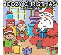 Cozy Christmas Coloring Book for Adults and Seniors: Easy Holiday Designs with Thick Lines for Relaxing Winter Fun