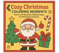 Cozy Christmas Coloring Moments: Warm And Heartfelt Holiday Pages For Relaxing Creativity