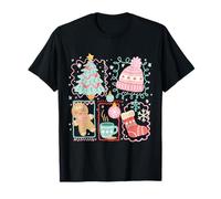 Cozy Christmas Cuties - Conjunto de diseño de Iconos navideños Camiseta
