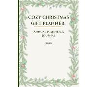Cozy Christmas Gift Planner 2026: Holiday Budget & Gift Organizer Journal Black & White with Puzzles & Planning Pages for Stress-Free Shopping All ... Never Forget Where You Hid the Presents 7x10