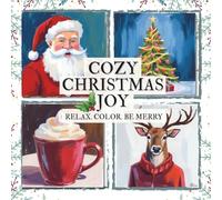 Cozy Christmas Joy: Bold and Easy Holiday Coloring Book for Kids, Adults, and Seniors