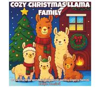 Cozy Christmas Llama Family: O carte de colorat de Crăciun cozy și plină de emoție pentru copii și familie (Ediția Română) (ArtFun Color - Dreamy Christmas Collection)