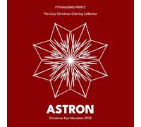 Cozy Christmas Star Mandalas 2025 - Bold & Easy Holiday Coloring Pages for Adults & Stress Relief: 50 Hand-Coded Symmetry Designs - Perfect Christmas ... AI) (THE COZY CHRISTMAS COLORING COLLECTION)