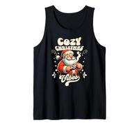 Cozy Christmas Vibes Disfraz de Papá Noel Camiseta sin Mangas